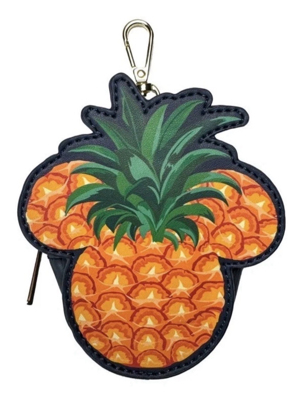 NEW Loungefly Aloha Mickey Convertible Backpack Tropical Sequin Ears Pineapples - Picture 8 of 10